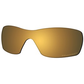 SAUCER Premium Replacement Lenses & Nosepads for Oakley Dart Sunglasses High Definition - Bronze Gold Polarized