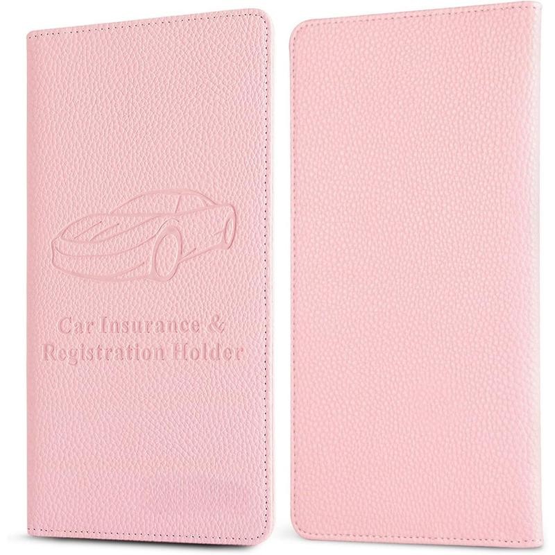 Premium Car Registration and Insurance Card Holder, Car Document Holder