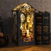 DIY Miniature Book Nook Kit Booknook - 3D Model Wooden