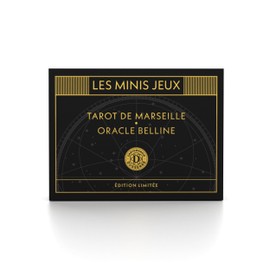 Dusserre - Minis Tarot Games Marseiller & Oracle Belline | Collectible Box Cartomancie | Limited Edition | Oracle and Tarot Fortune Telling | Hard Case
