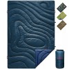 RIOYALO Wearable Puffy Travel Blanket - Camping Stadium Waterproof XL