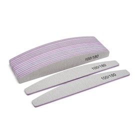 8 PCS Professional Nail Files Double Sided Emery Board(100/180 Grit) Nail Styling Tools Pet Grooming Tools for Home and Salon Use