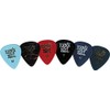 Ernie Ball Thin Cellulose Picks Assorted Colours Pack of 12