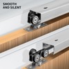 Pocket Door Hardware and Track Set, 48 Inch Sliding Door