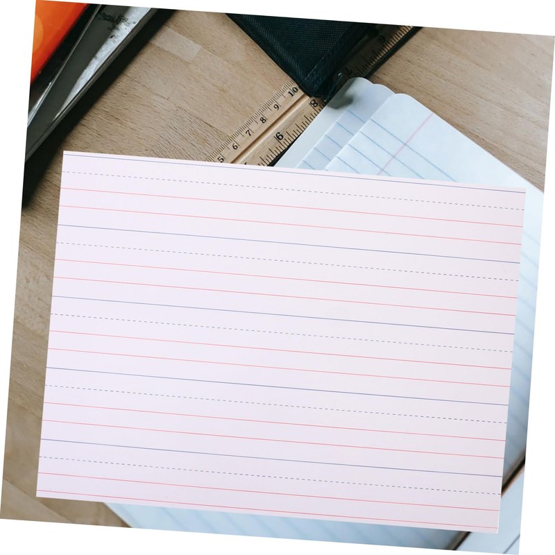 CAXUSD 30Pcs Dry Erase Sentence Strips for Teachers Ruled Cardstock