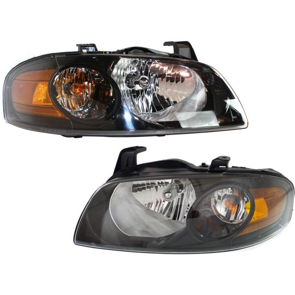 For 2004 2005 2006 Nissan Sentra Pair Headlights Driver and