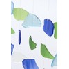 Recycled Glass Driftwood Mobile – Boho Gentle Wind Chime for