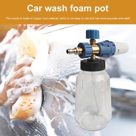 Risegun Foam Cannon, Pressure Washer Gun, Professional Car Wash Foam Sprayer, 1/4" Quick Connect, 4000 PSI Pressure Washer Foam Cannon