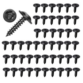 ANBOO M5 x 16mm Self Tapping Self Tapping Screws Metal Black 50pcs Stainless Steel Self Drilling Screws for Mudguard Bumper Grille Heavy Duty and Easy to Use