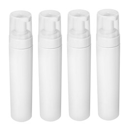 OATIPHO 4Pcs Refillable Foaming Bottle Leak Facial Bottle for Shower Gel Hand Soap and Travel Toiletries Durable with Pump for Home and Office Use