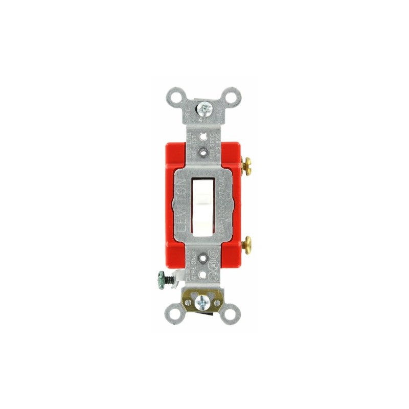 Leviton 20-Amp, 120 Volt, Toggle Lighted Handle, Illuminated Off Single-Pole