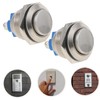 Operitacx Wired Doorbell Button Kit Chime Button Supply for Door
