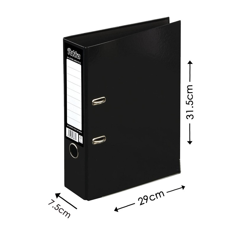 ED Pukka A4 Glossy 2-Ring Lever Arch Files School Work