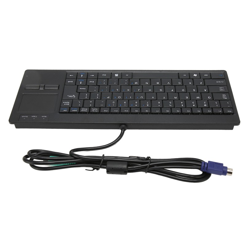 Industrial Keyboard Touchpad Wired Connection X Scissor Foot Plug and