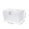 DOITOOL Mask Storage Case Portable Box Lock Organiser Mask Holder