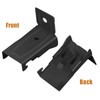 Curtain Track Brackets, Curtain Track Wall Mounting Hardware Black Curtain