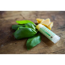 ZAMBEEZI Organic, Fair Trade Beeswax Lip Balm - Sweet Basil 3 Pack - Ethically Sourced