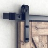 SMARTSTANDARD 12 Feet Heavy Duty Double Sliding Barn Door Hardware