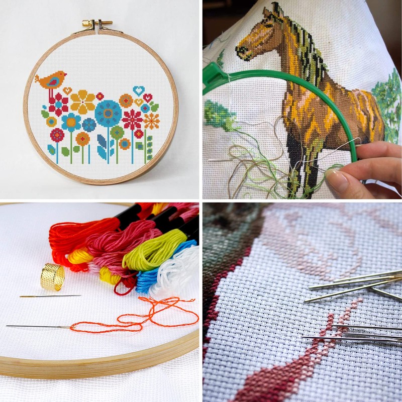 150 x 100 cm Aida Canvas Embroidery Fabric Cross Stitch