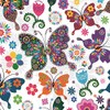 20pcs Napkins for Decoupage EventStained Glass Butterfly Vintage SLOG031701 Art Craft