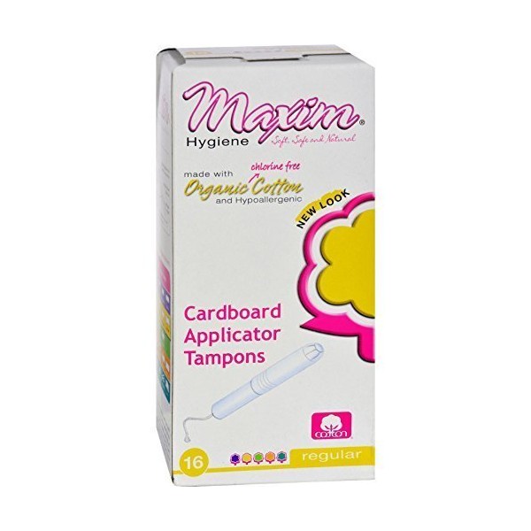 MAXIM HYGIENE PRODUCTS TAMPON W/APPL,REG, 16 CT