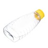 HARFINGTON 2pcs Plastic Honey Bottles 12oz 360ml Squeeze Honey Jars
