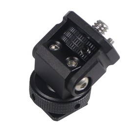 CS PRIORITY DSLR-Kamera, verstellbare Monitorhalterung mit Kaltschuhhalterung, 1/4-Zoll-Schraube, Monitorhalterung, kompatibel mit Hero 13, 12, 11 Kameras (Typ B, Schwarz)