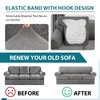 4 Piece T Cushion Sofa Slipcovers Stretch Couch Cover Furniture