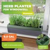 Bio Green Provence Self Watering Planters – 4-Herb Window Boxes