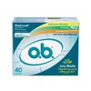 o.b. Original Non-Applicator Tampons, Regular, Super, & Super Plus Absorbancies,