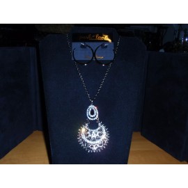 Park Lane Jewelry, "ESPANA" Necklace & "BREEZE" PE, Crystals & Hematite, NEW!!