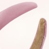 1.2 Inch Wide Solid Colors Padded Headband with No Teeth