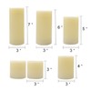 Eldnacele LED Flameless Flickering Candles Optical Fiber Wick with 10-Key
