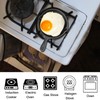 Hiceeden 4 Pack Mini Cast Iron Skillet, 4" Small Frying