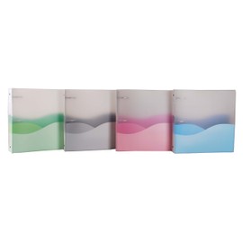 Filexec Products 1.5-Inch Wave, Ring Binder - Pack of 4 (50388-6448), Assorted