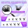 Elitefe Lash Extension Kit DIY Lash Clusters Kit Eyelash Extensions