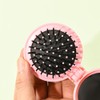 Pack de 9 Mini Cepillos de Pelo Plegables de Viaje