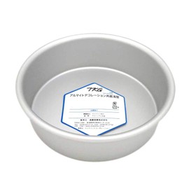 Endoshoji WDK8101 TKG Decorative Tool, Silver, 4 Inches, Commercial Use, Anodized Aluminum Decoration, Shallow Bottom