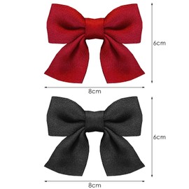 4 Pairs Of Bow Hair Clips, Cute Hair Clips For Children, Hair Decoration Hair Clips, Non-Slip Hair Clips, Clothing Accessories