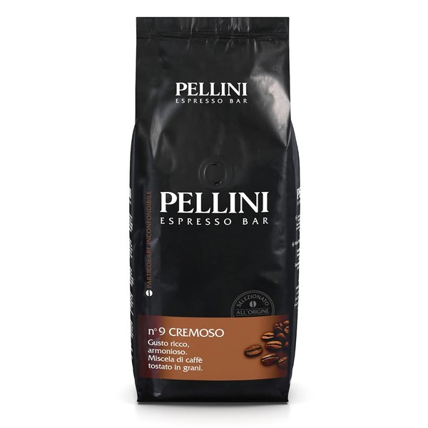 Pellini No.9 Cremeso Roasted Coffee Beans 1kg