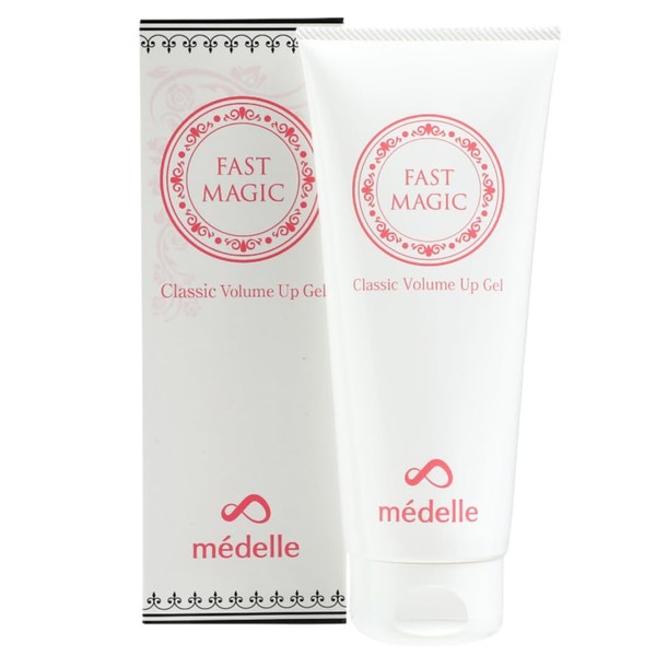 [Official] médelle FAST MAGIC Medel Fast Magic Volume Apple Gel, Bust Care, Cream, Gel, Adiphylin, 2% Formulated, Human Stem Cells, Made in Japan, 7.1 oz (200 g) (White Floral)