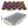 Woohome Static Grass Tuft Model Grass Tufts, 32 PCS Railway