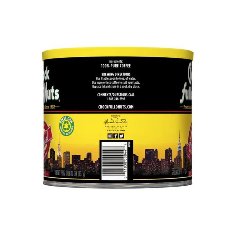 Chock Full o' Nuts Coffee, Original 26 Ounce (Pack of