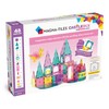 MAGNA-TILES Castle DLX 48-Piece Magnetic Construction Set, The Original Magnetic