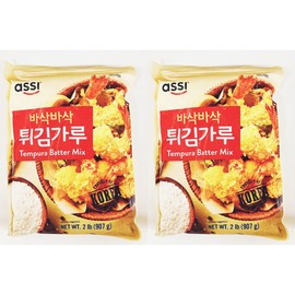 Assi Korean Tempura Batter Mix, 2 lb, 2 Pack