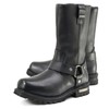 Milwaukee Leather Men's Classic Premium Leather Harness Motorcycle Boots Collection