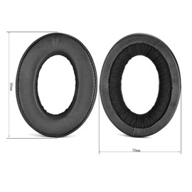 VEKEFF ZIk1.0 Ear Pads - Replacement Ear Cushion Compatible with Parrot Zik (Zik1, Zik 1.0 ) Wireless Headphones (Faux Leather)