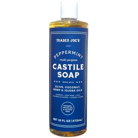 Trader Joe’s Peppermint Castile Soap  (16oz ) – Natural & Vegan