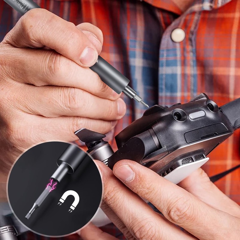 SOONAN Mini Screwdriver, 120 in 1 Small Electric Screwdriver Cordless