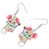 DALANE Cute Acrylic Anime Mouse Rat Earrings Hamster Dangle Drop